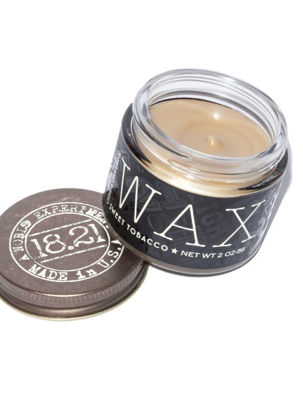 18.21 Man Made Wax - Sweet Tobacco - 2 oz New